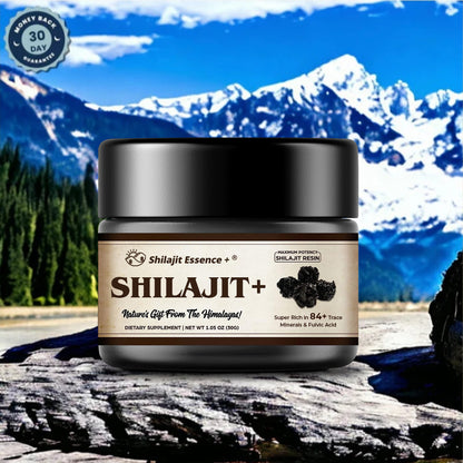 Grade A Himalayan Shilajit Resin | Natural Energy Supplement | 30g, 90 servings