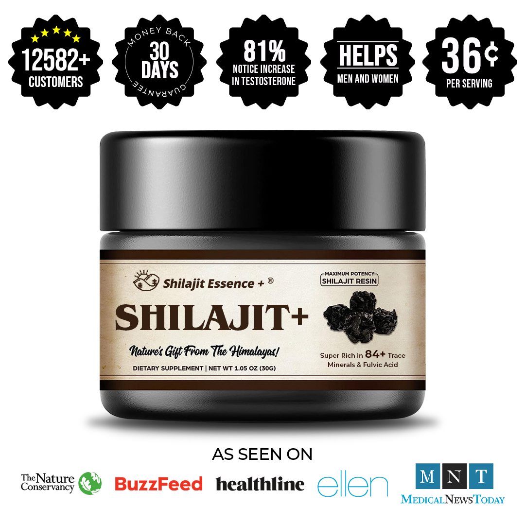 Grade A Himalayan Shilajit Resin | Natural Energy Supplement | 30g, 90 servings
