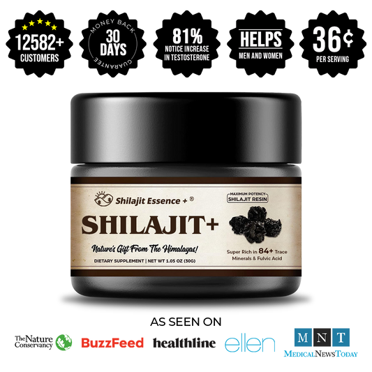 Grade A Himalayan Shilajit Resin | Natural Energy Supplement | 30g, 90 servings