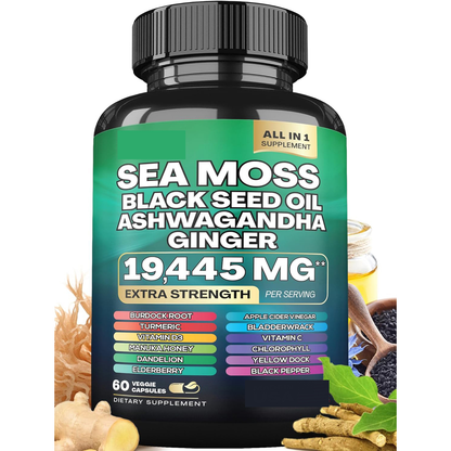 Shilajit Essence™ Bundle: Sea Moss 16-in-1 + Shilajit 8-in-1